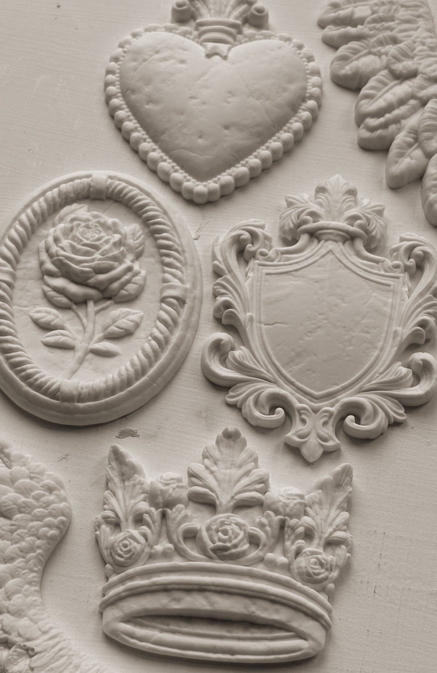 Heraldry 6x10 IOD Mould™ - Iron Orchid Designs