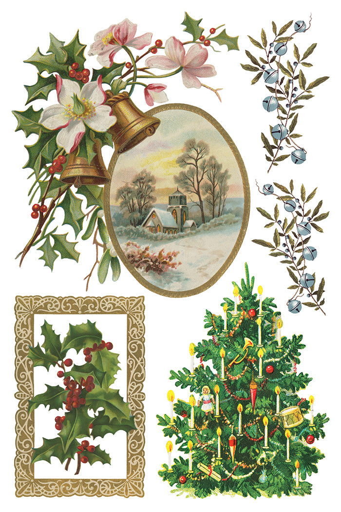 Christmas Joy IOD Transfer 8x12 Pad™-Iron Orchid Designs