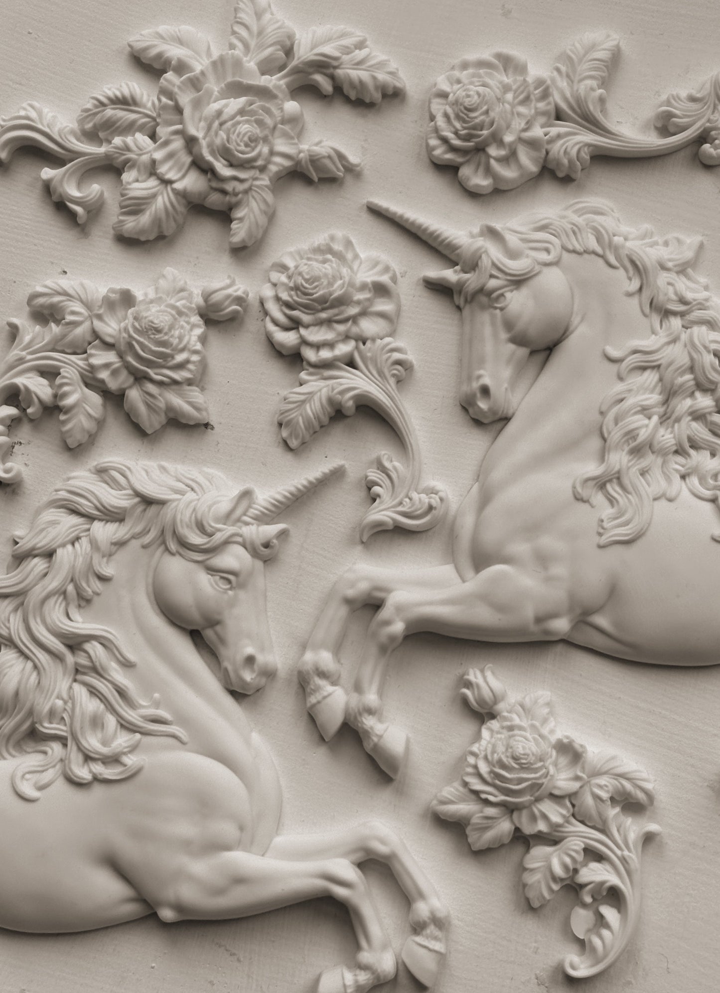 Unicorns 6x10 IOD Mould™ - Iron Orchid Designs