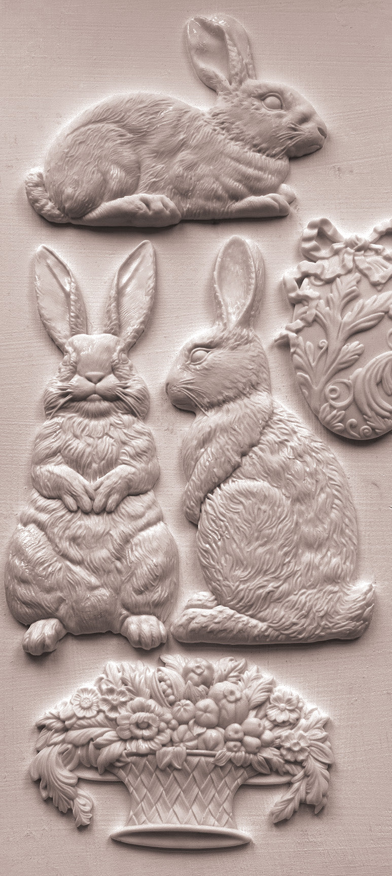 Les Lapins 6x10 IOD Mould™ - Iron Orchid Designs