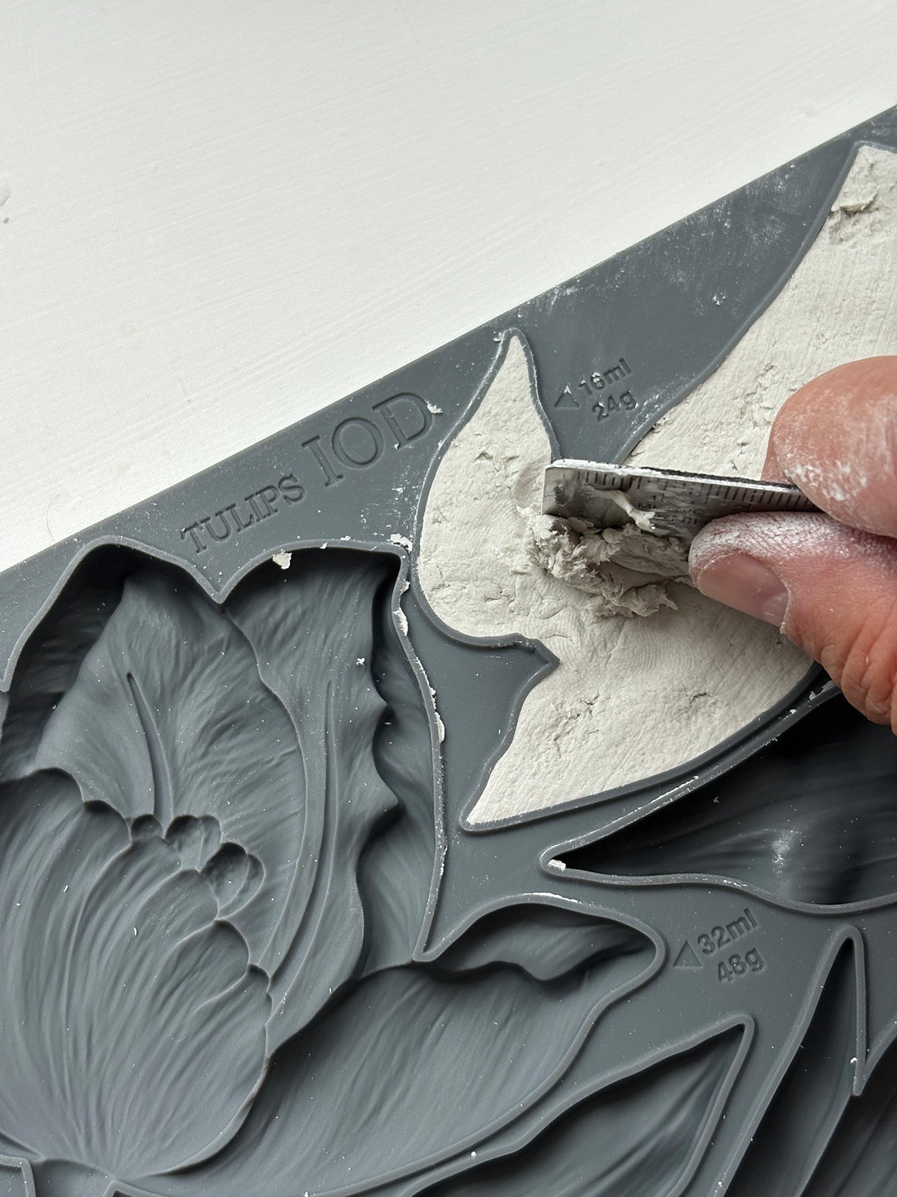 Tulips 6x10 IOD Mould™ - Iron Orchid Designs