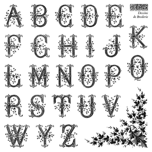 Dessins de Broderie Stamp Set