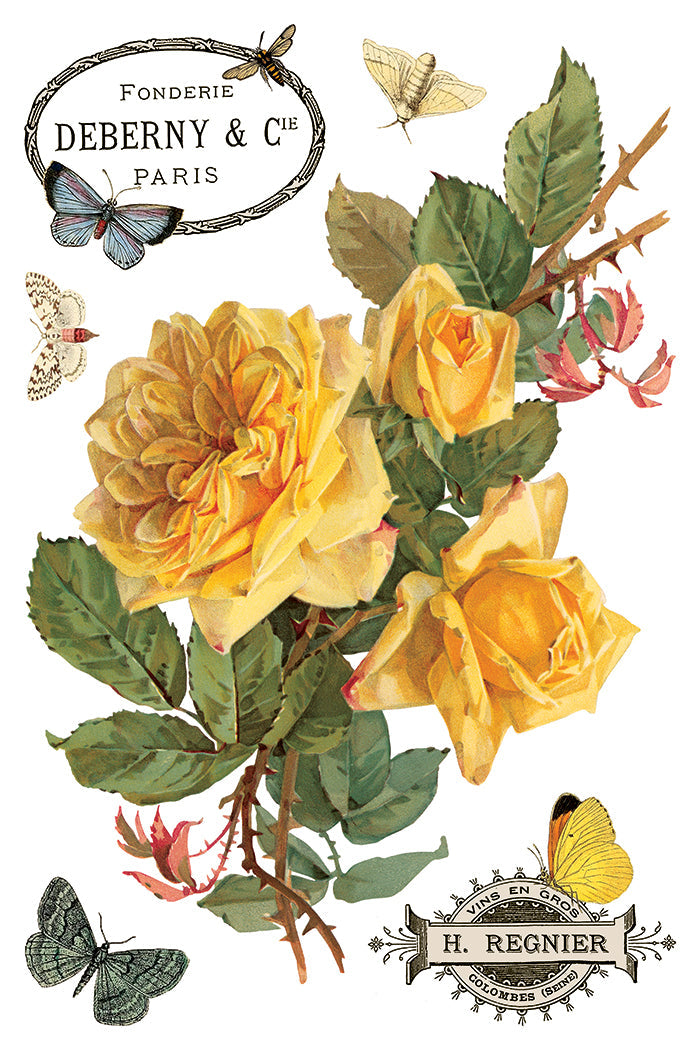 By Any Other Name IOD Transfer 8x12 Pad™-Iron Orchid Designs