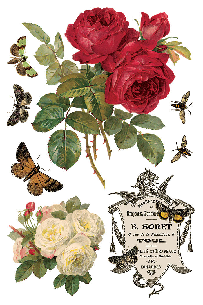 By Any Other Name IOD Transfer 8x12 Pad™-Iron Orchid Designs