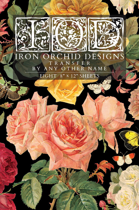 By Any Other Name IOD Transfer 8x12 Pad™-Iron Orchid Designs