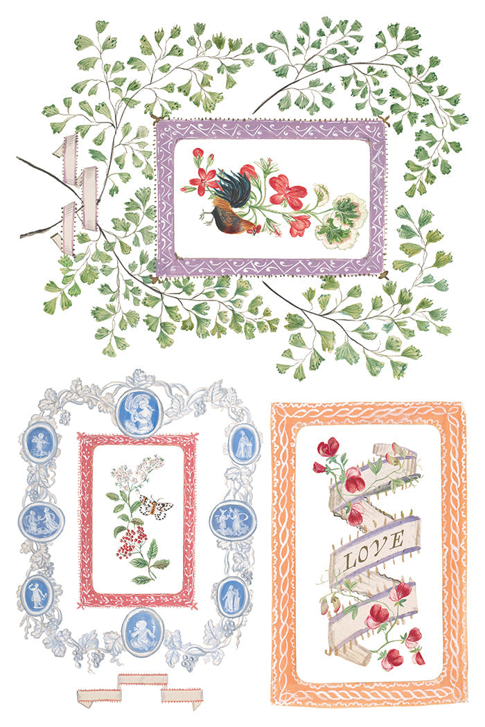Emily Clare IOD Transfer 8x12 Pad™-Iron Orchid Designs
