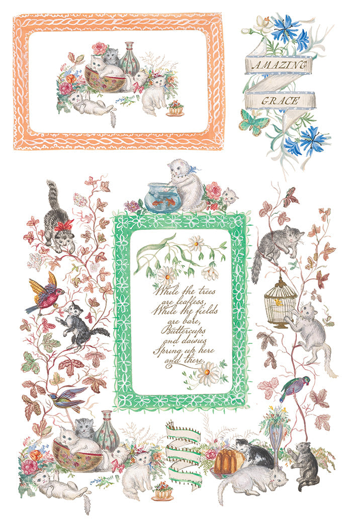 Emily Clare IOD Transfer 8x12 Pad™-Iron Orchid Designs