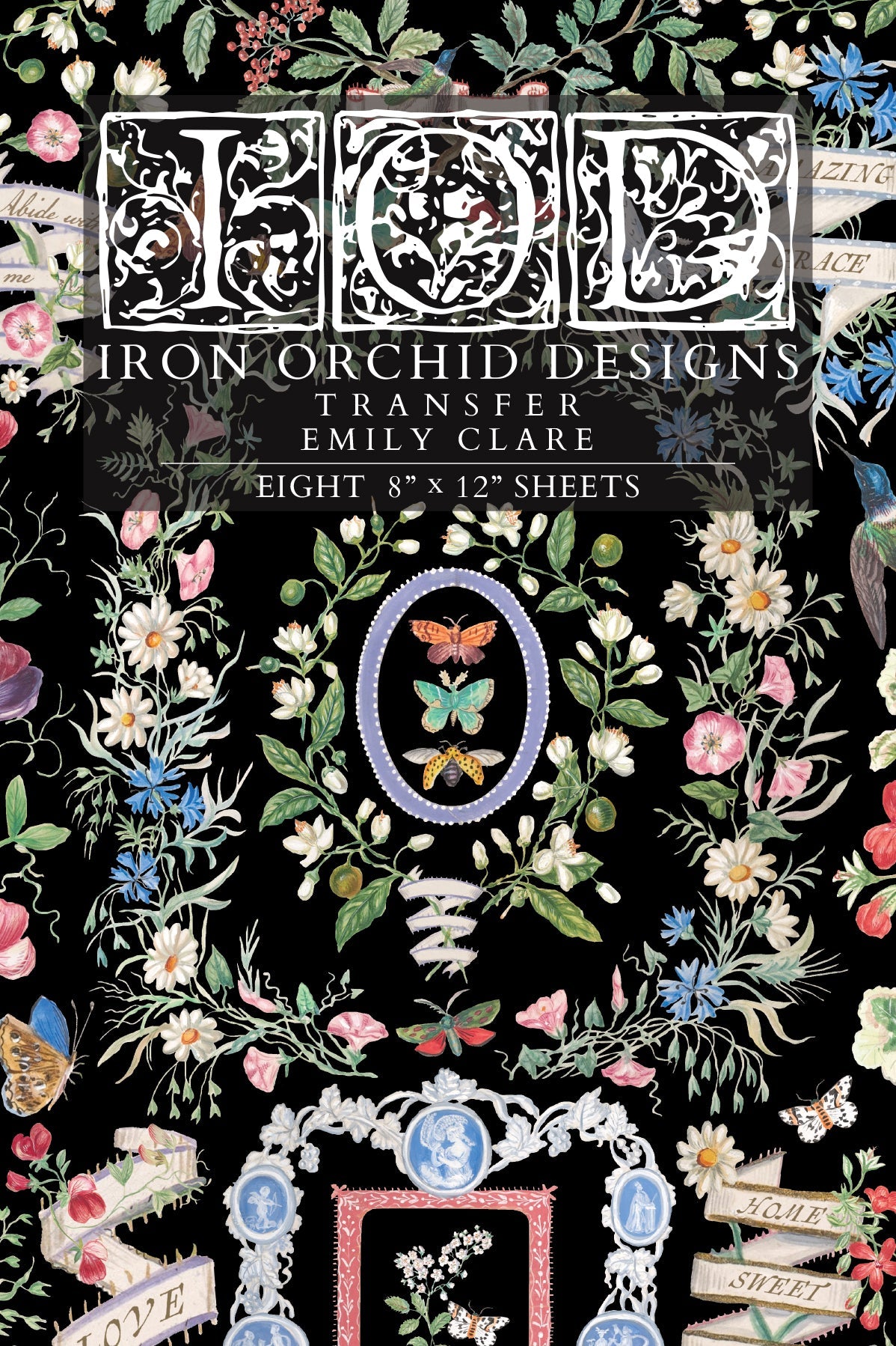 Emily Clare IOD Transfer 8x12 Pad™-Iron Orchid Designs