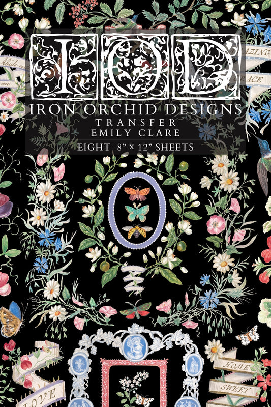 Emily Clare IOD Transfer 8x12 Pad™-Iron Orchid Designs