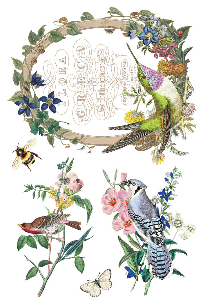 Flora Greca IOD Transfer 8x12 Pad™-Iron Orchid Designs