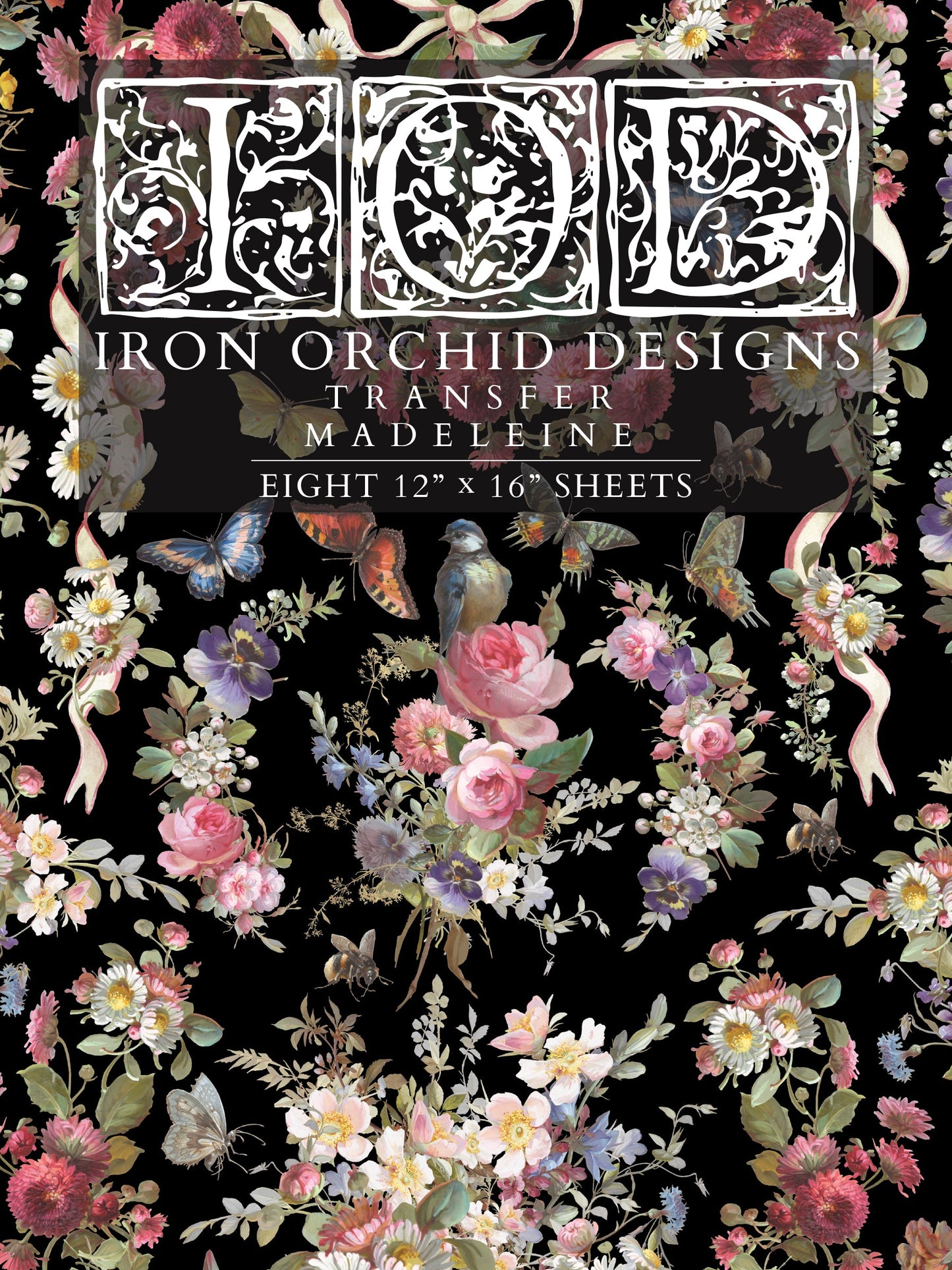 Madeleine IOD Transfer 12x16 Pad™ -Iron Orchid Designs