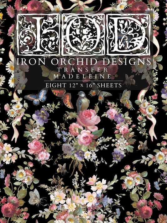 Madeleine IOD Transfer 12x16 Pad™ -Iron Orchid Designs