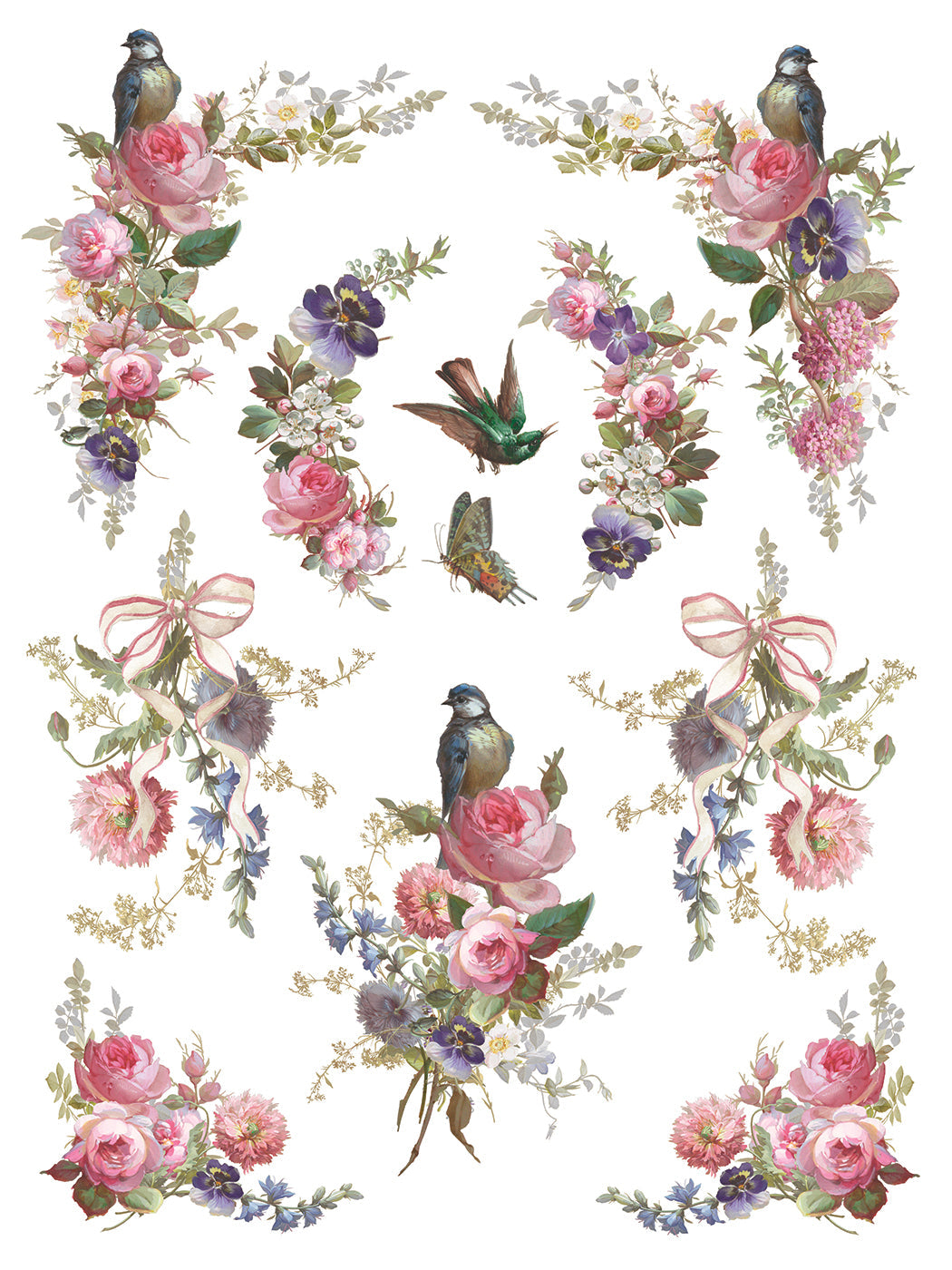 Madeleine IOD Transfer 12x16 Pad™ -Iron Orchid Designs