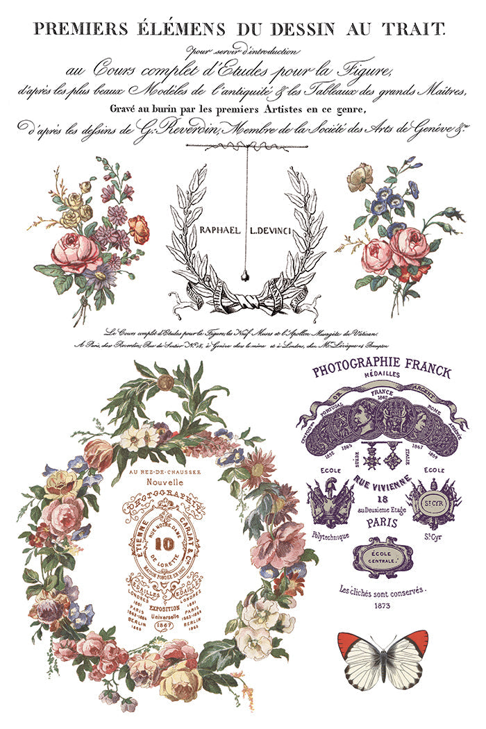 Saint Ouen IOD Transfer 8x12 Pad™-Iron Orchid Designs