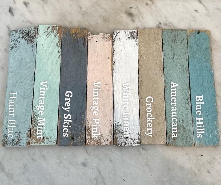 DIY Paint Cottage Color - 16oz Blue Hills Jami Ray Vintage Collection by Debi's Design Diary - Rubbish Restyled